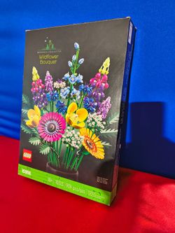 NEW LEGO Wildflower Bouquet Icons Botanical Collection 18+ Building Set