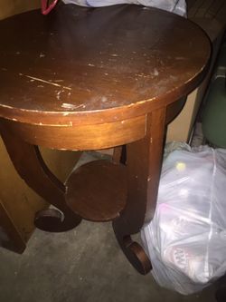 Tall front door or end table