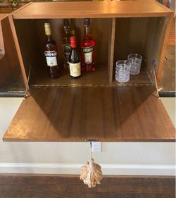 Mid Century Modern Bar or Record Cabinet