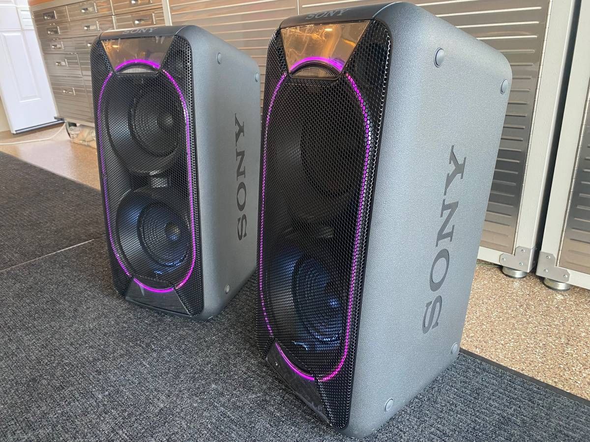 Sony GTK XB90 Wireless BLUETOOTH Speakers PAIR LIKE NEW for Sale
