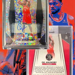 OG Anunoby Signed 2017-18 Panini Prizm Disco Rookie Auto – Raptors/Knicks