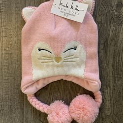 Brand New Nicole Miller Hat And Mitten Set (kitten)