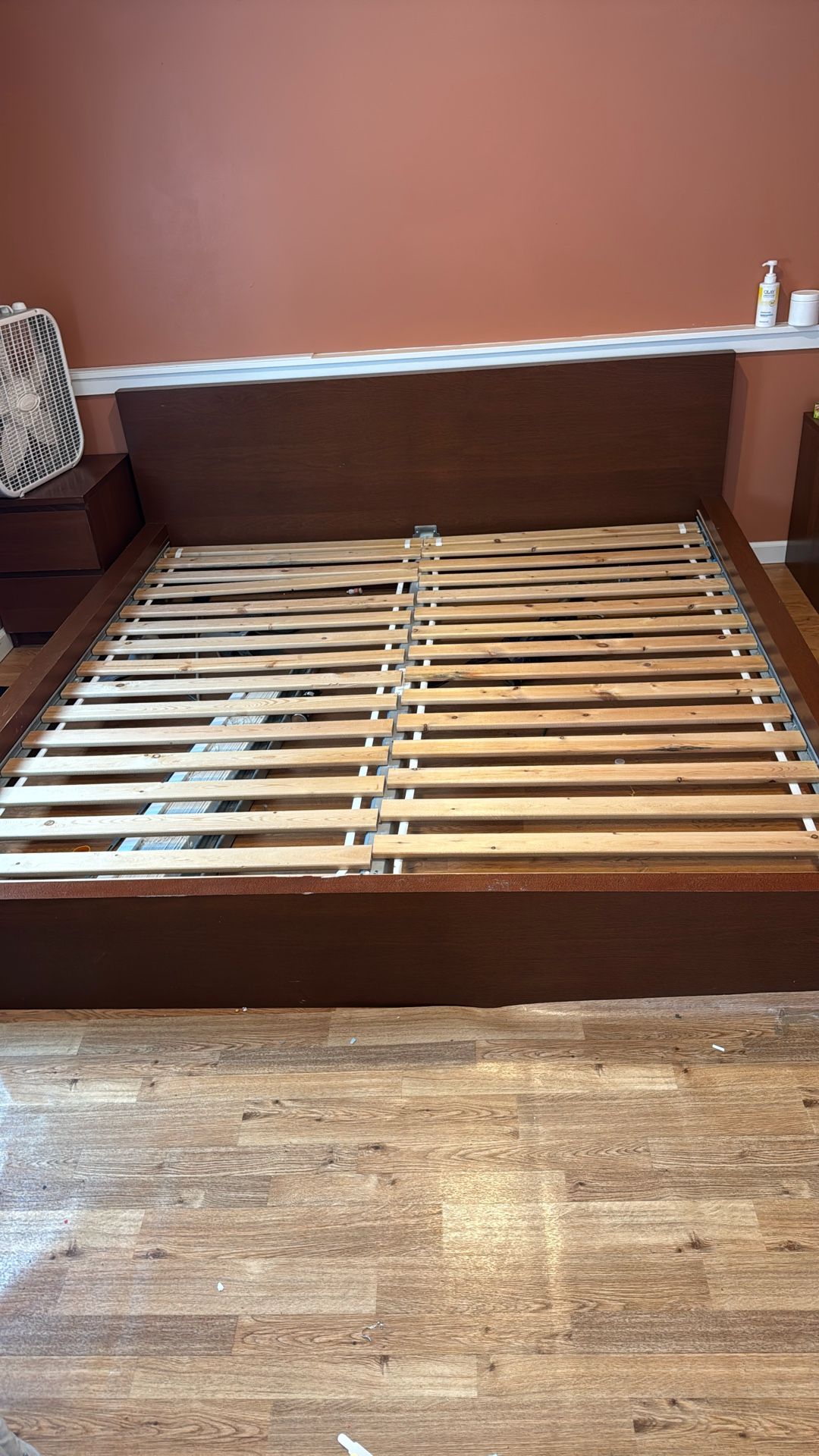 Malm King Bed With Side Tables