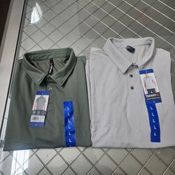 Gerry Short Sleeve Polo Shirts – Size Large )