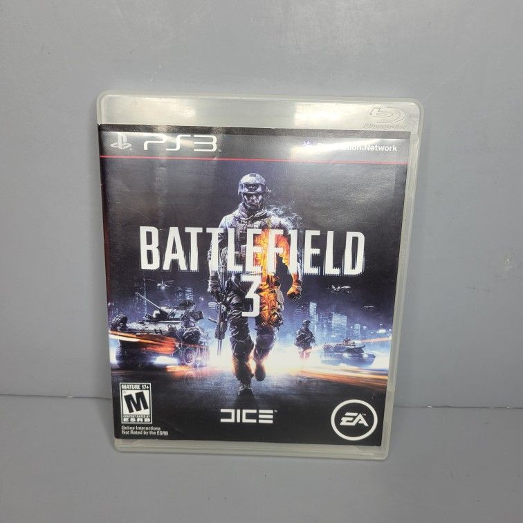 PS3 Battlefield 3 Game- No Manual