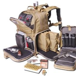 GPS - Tactical Range Backpack, 3 Pistol Capacity