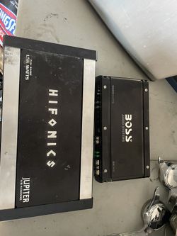 Boss Amp And Hifonics Jupiter Amp