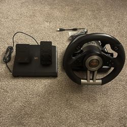 PXN V3Pro Steering Wheel & Pedals & Desk Mount