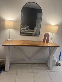 Custom Entryway Table