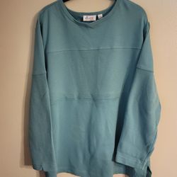 Denim & Co Long Sleeve Top L