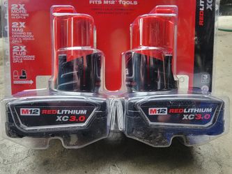 Milwaukee 12v 3.0 Batteries 