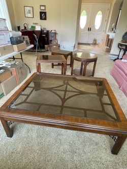 Drexel Heritage Chinese Chippendale tables