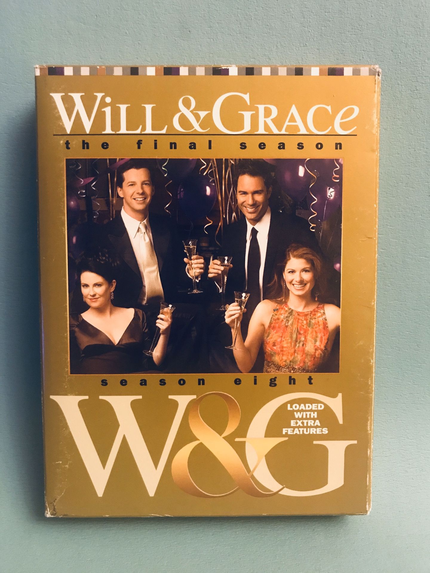 Will Grace Season 8 Eight The Final Season DVD, 2008, 4-Disc Set Complete Season