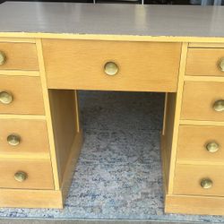 MCM desk 1957 High Point, NJ OAK desk