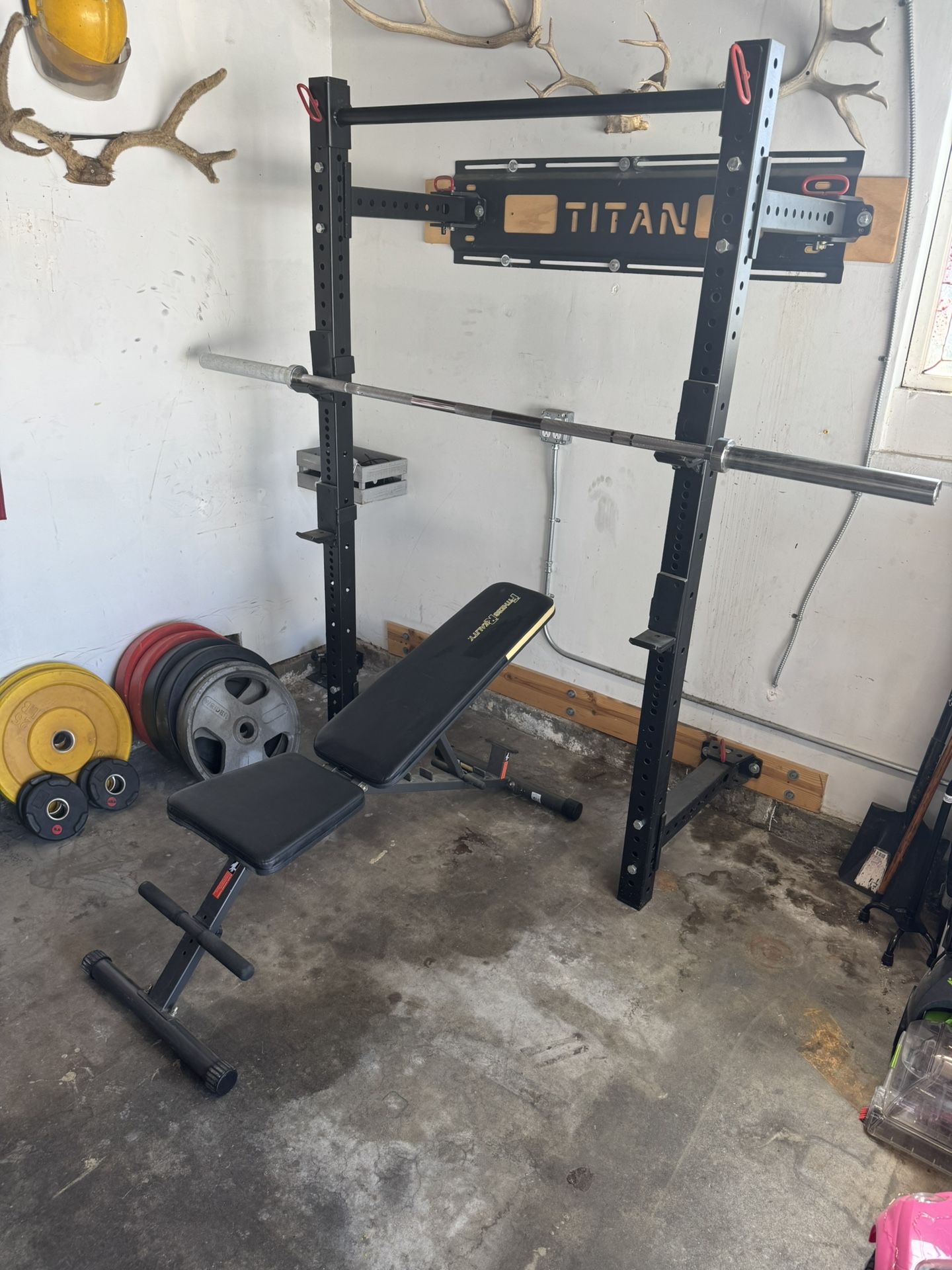 Titan Fitness Foldable Weight Rack X-3