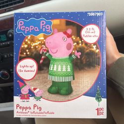 Peppa Pig Christmas Inflatable