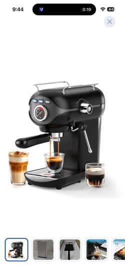 Espresso machine 20 bar pump
