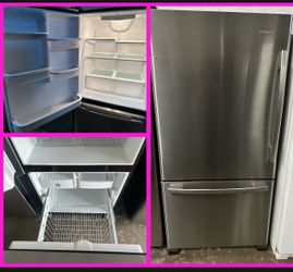 33 wide bottom freezer
