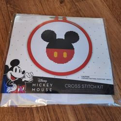 Disney Mickey Mouse Cross Stitch Kit New