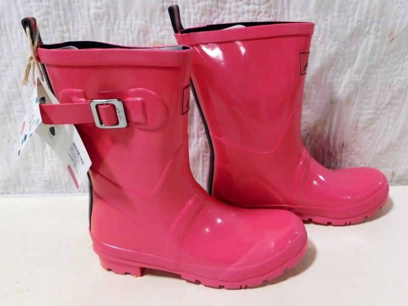 Joules Wellies Hot Pink Rain Boots Size 6