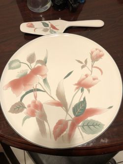 Mikasa cake plate