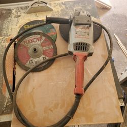 9 Inch Milwakee Corded Grinder 