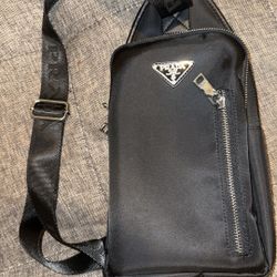 black prada side bag