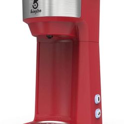 Single Serve Coffee Maker,Coffee Machine For K-Cup Pod & Ground Coffee,2 IN 1 Strength-Controlled 