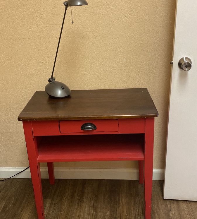 Red Wood Desk