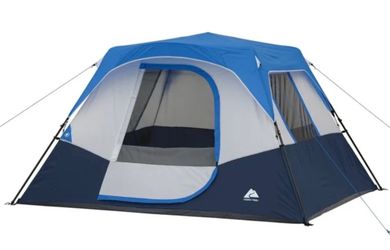 Ozark Trail 6-Person Instant Cabin Tent w/ LED Lights