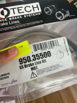 Discontinued Stoptech Brake Line Kit Rear Fits Various Mercedes Models