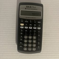 Texas Instruments BA II Plus Professional Business Analyst Financial Calculator