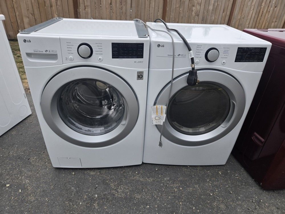 Lg Stackable Washer And Dryer Set Electric