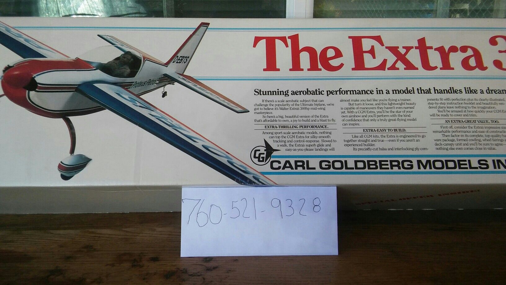 Carl Goldberg extra 300 RC Airplane KIT