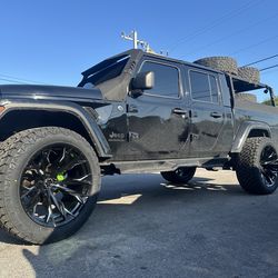 Jeep MODEL Gladiator Rines GLOSS BLACK MILLED 20”