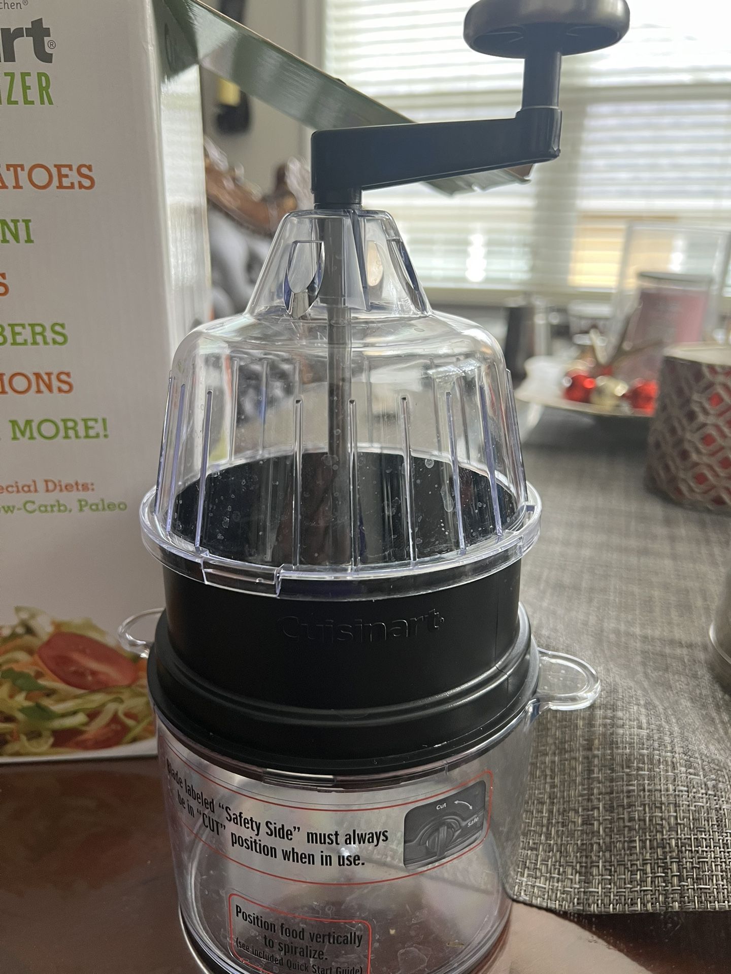 Cuisinart Food Spiralizer 3 Cutting Options 