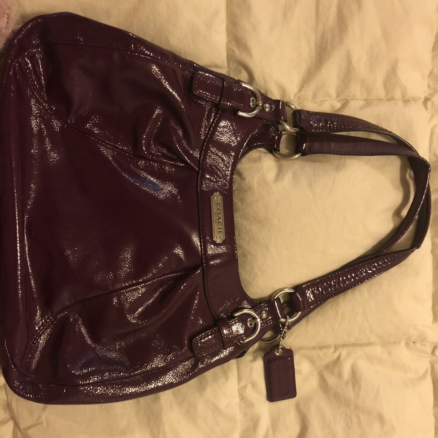 Purple Coach Purse