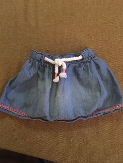 Denim skirt