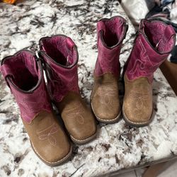 Baby Cowgirl boots (2 Pair)