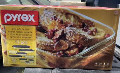 Pyrex 17pc Prep Bake And Store