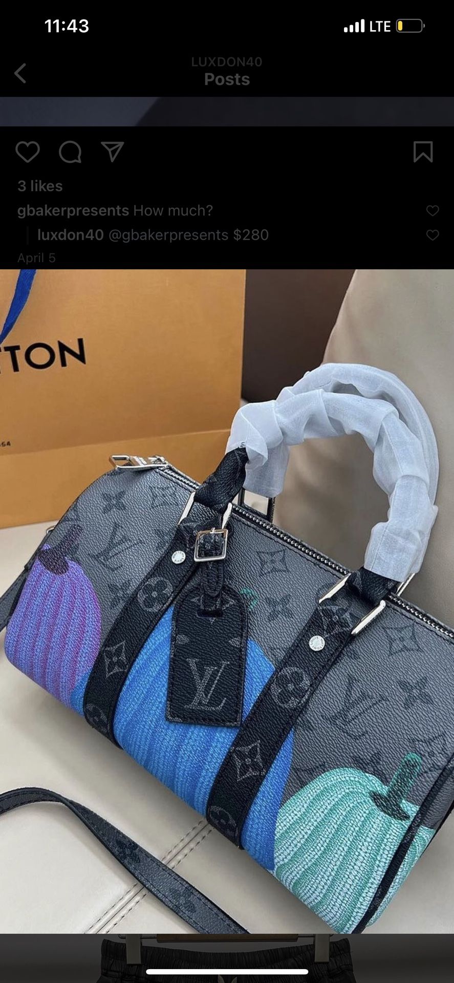 LV Louis Vuitton Bag