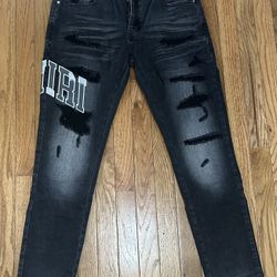 Black Amiri Denim Jeans Brand New Size 34