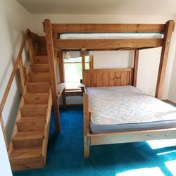 Custom Wood Bunk Beds 