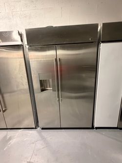 GE Profile Refrigerator 48βInch Side By Side Stainless Steel