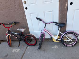 Boy and girl bikes