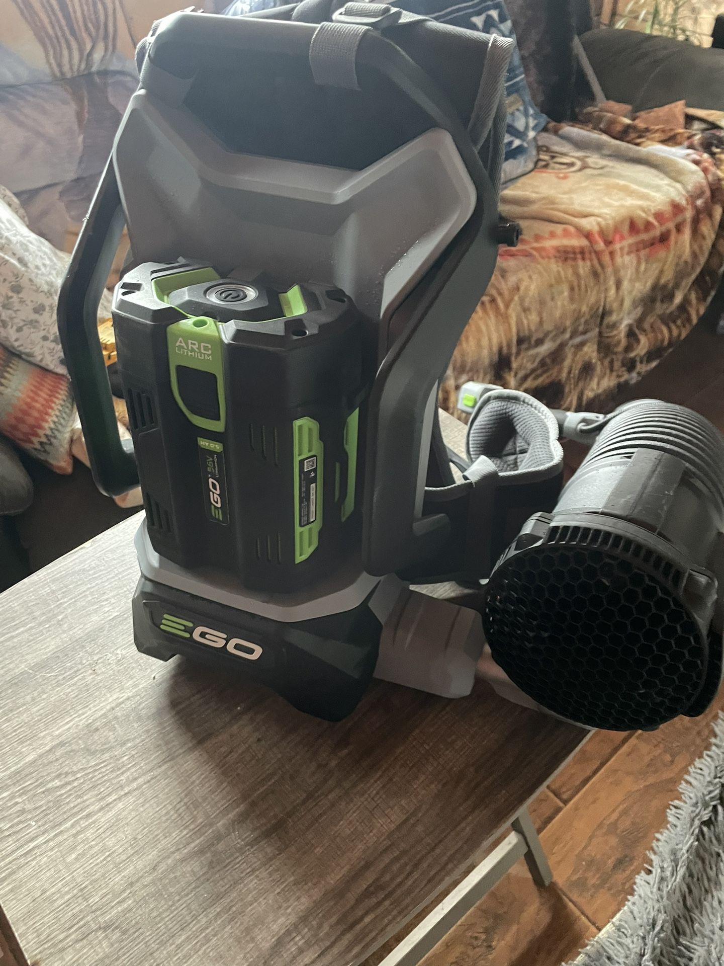 Ego 600 Cfm Backpack Blower And 5 Am Battery