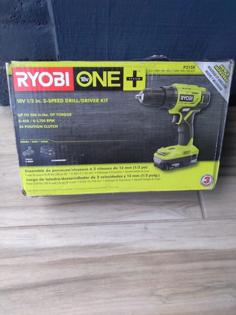 DRILL SET RYOBI