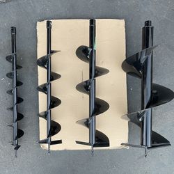 4” 6” 8” 10” 12” Auger Bit Drill for Post Hole Digger 28” H Soil Earth Dirt Tools 