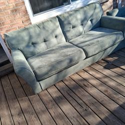 Two Sets Of Sofa Good Condition 80 Dollars 