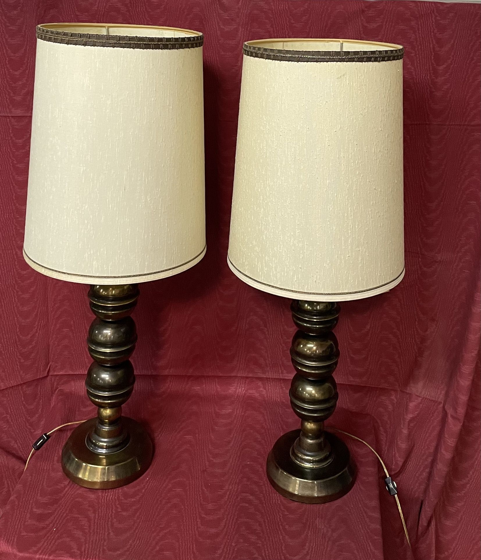 Vintage Retro Brass Lamps